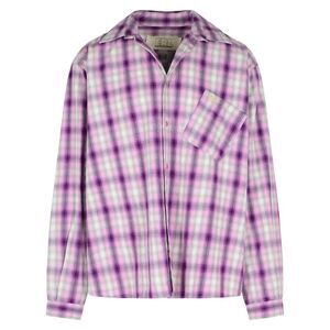 Erl Purple Cotton Shirt Men